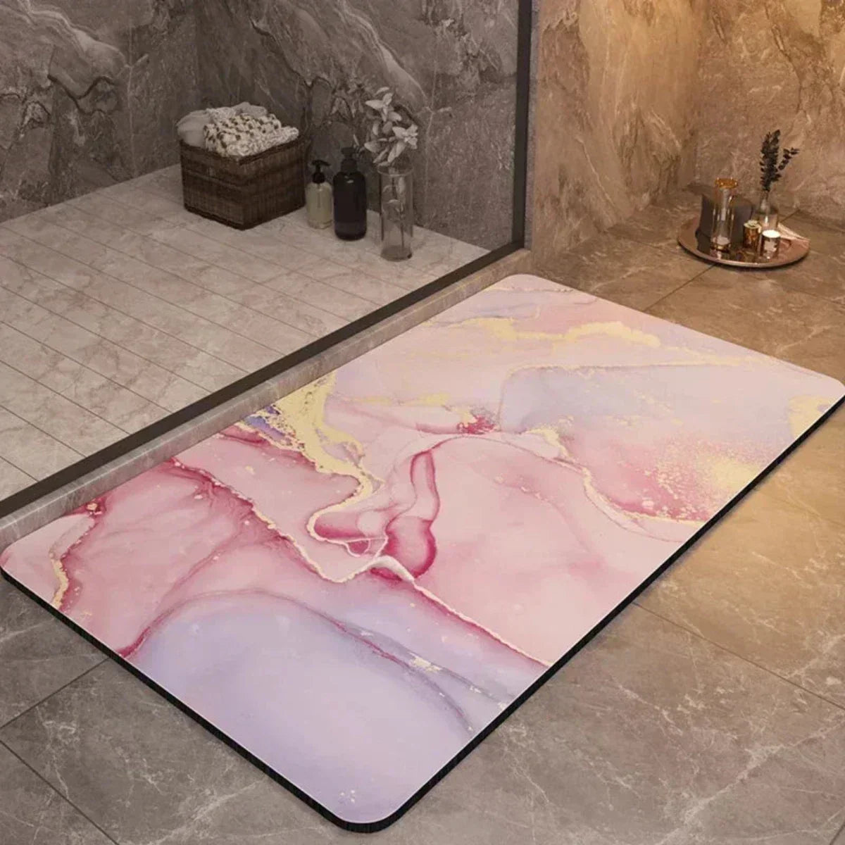 UltraDry Non-Slip Bathroom Mat – Fast Absorbent Floor Comfort | ribuella