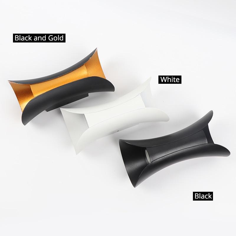 Moderní LED nástěnné svítidlo se zakřivenou siluetou, venkovní lampa