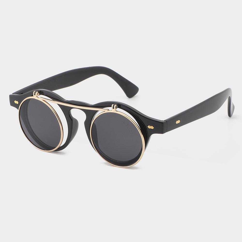 Dual Lens Flip-Up Sunglasses, Tinted and Clear Lenses