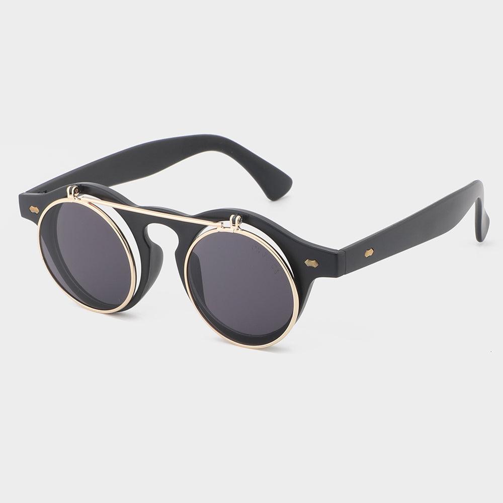 Dual Lens Flip-Up Sunglasses, Tinted and Clear Lenses