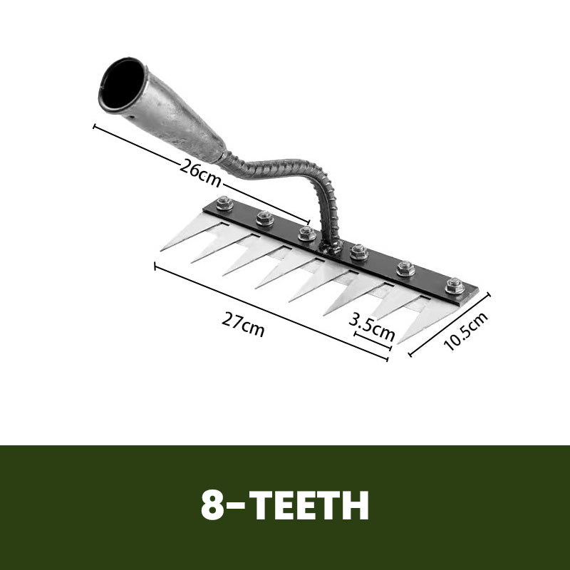TerraEdge Carbon Steel Weed Rake | Effortless Power That Protects and Revives Your Garden | ribuella