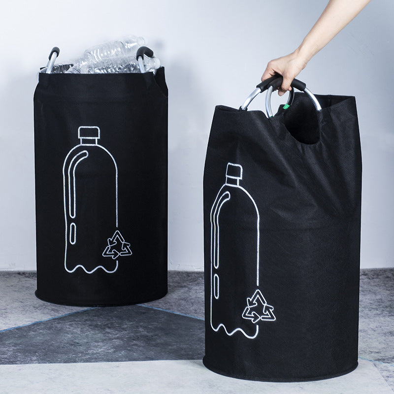 Reusable 82L Folding Storage Container Grip Handles For Bottles And Recyclables