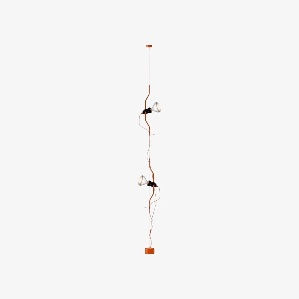 Fluxo N37 Minimalist Linear Ceiling Lamp Height Adjustable Multi Head Direct Illumination