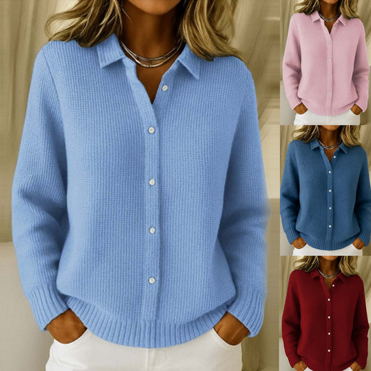 Pull Col Revers Élégant