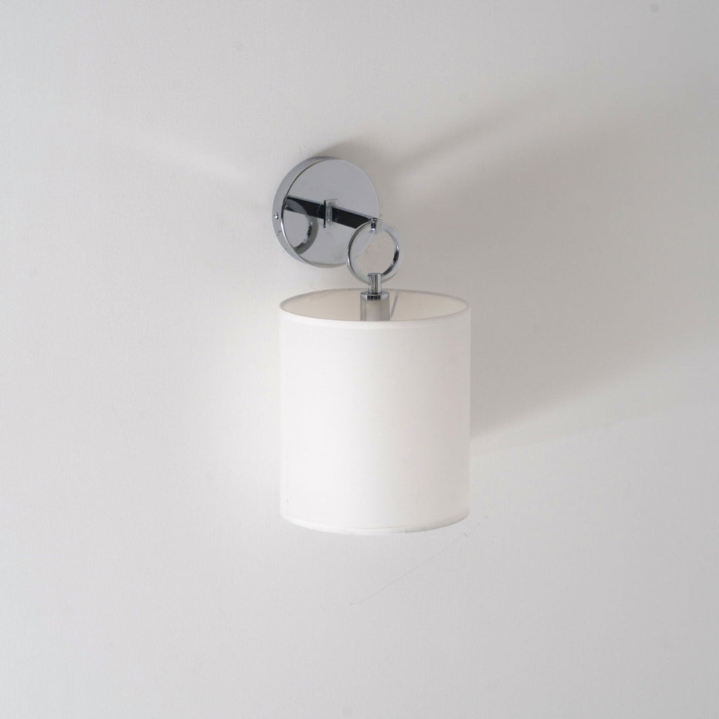 Full Circle Wall Sconce, Sculptural Ring Shade, Soft Ambient Lighting