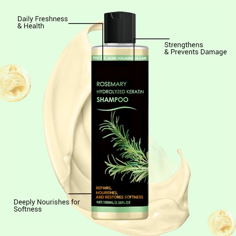RevitaVibe Keratin Boost Shampoo | Unlock Thicker, Stronger Hair That Commands Attention | ribuella