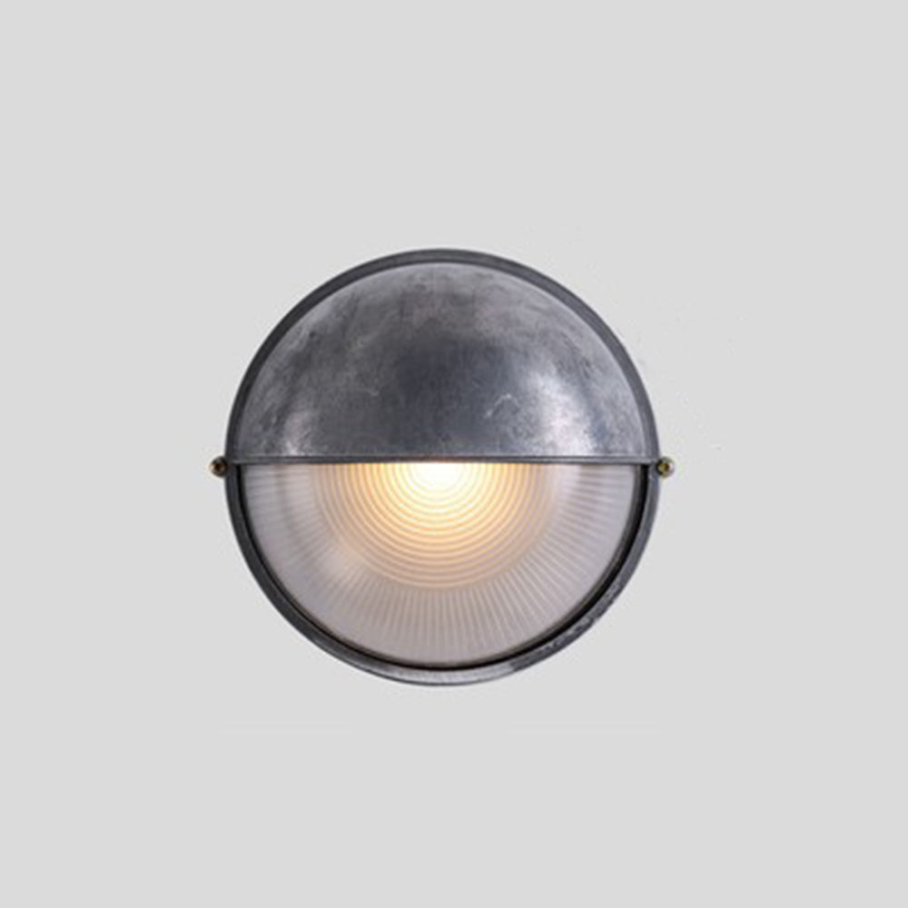 Nowoczesna owalna zewnętrzna lampa ścienna Vorn, wodoodporna, 2 warianty kolorystyczne