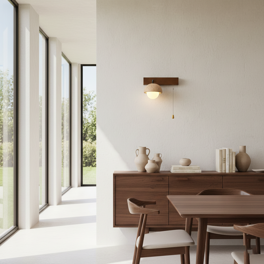 Gabin Wall Lamp, Minimalist Hardwired Fixture, AC 110V G4 Socket Base