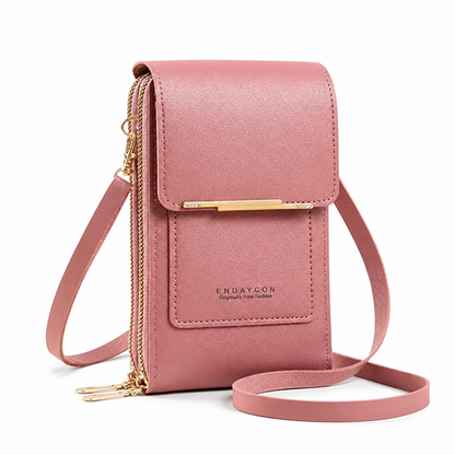 Touchscreen Window Front-Pocket Crossbody Bag | ribuella