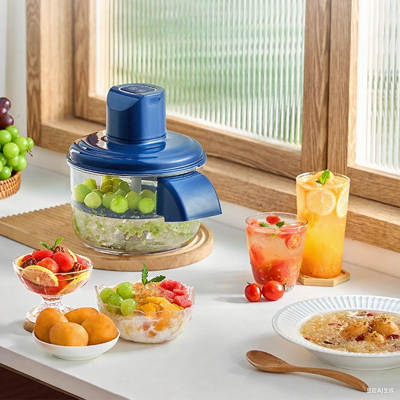 USB Rechargeable Electric Chopper with Five Blades | ribuella