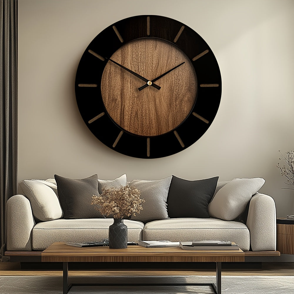 Serenity Timepiece – Tyst väggklocka i trä för elegant hemkänsla | ribuella