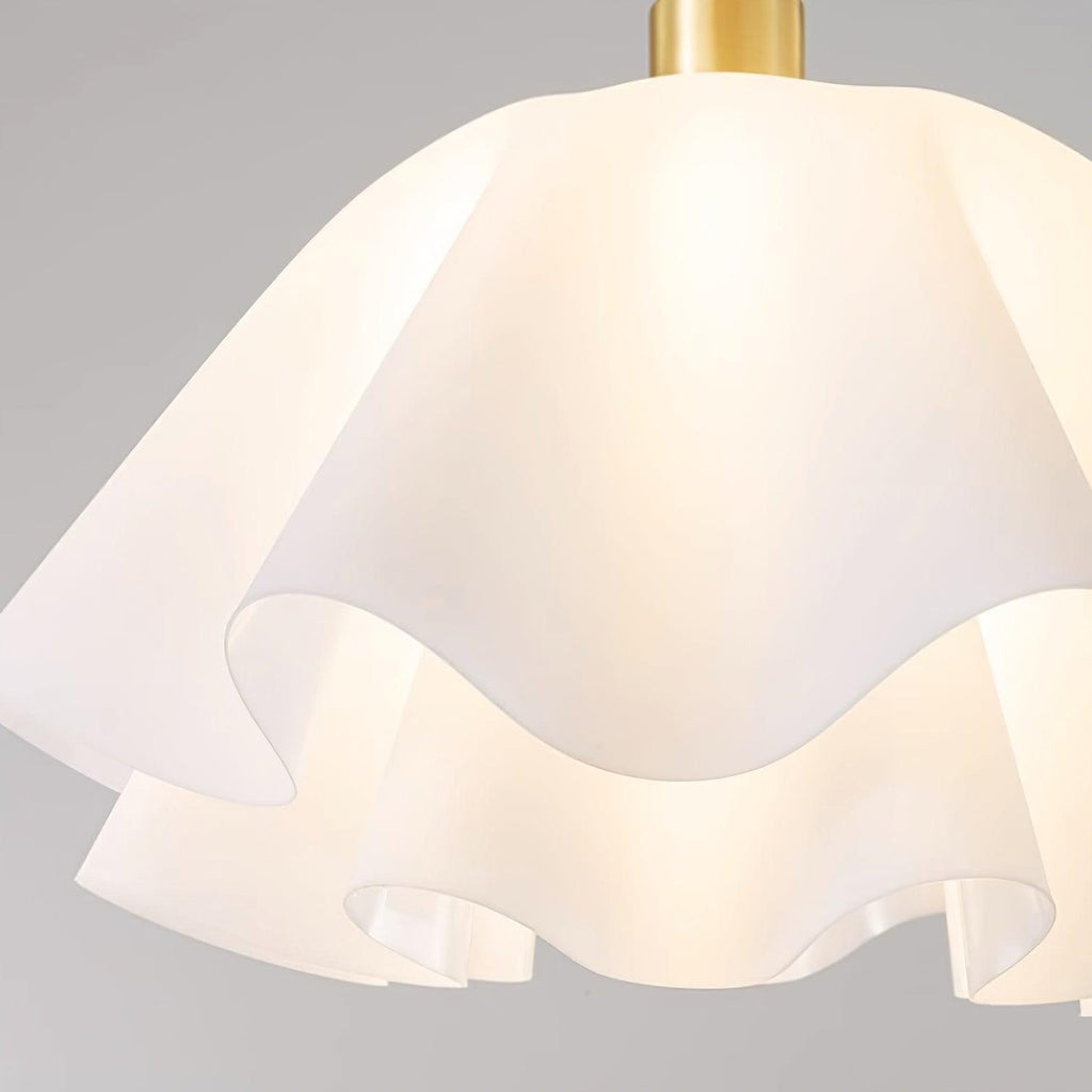 Gailon Contemporary Pleated Drum Ceiling Light Fixture