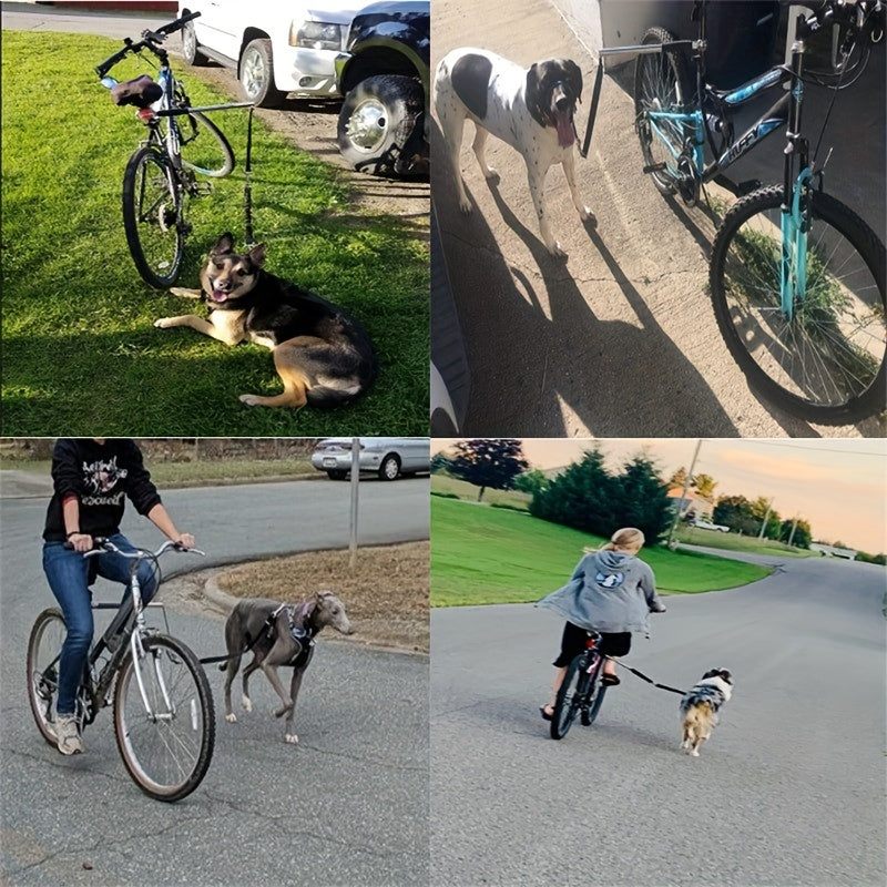 Shock Absorbing Dog Leash for Biking | ribuella