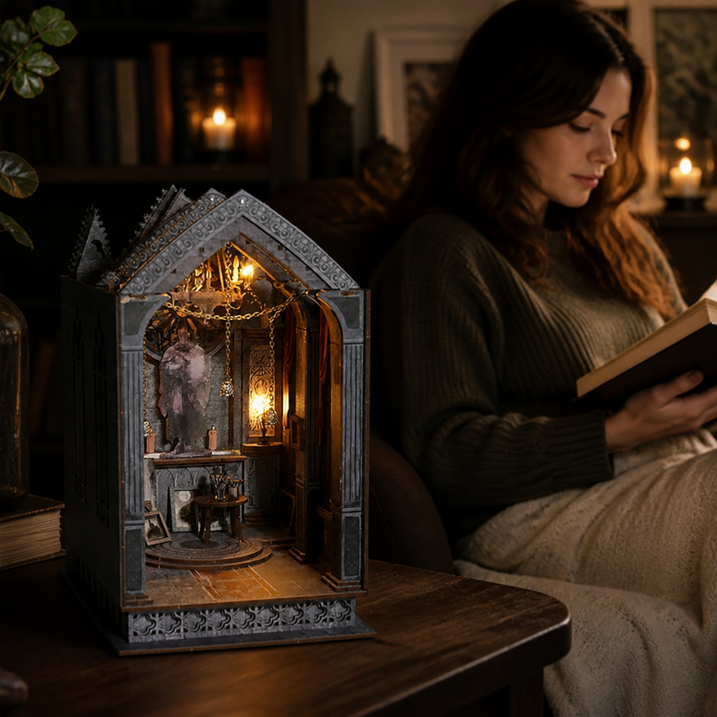 ShadowHaven | Transformă-ți raftul într-un tărâm fantastic viu, luminat de lumânări | ribuella
