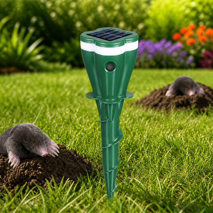 TerraGuard | Quiet Solar Power That Banishes Moles and Revives Your Garden’s Glory | ribuella