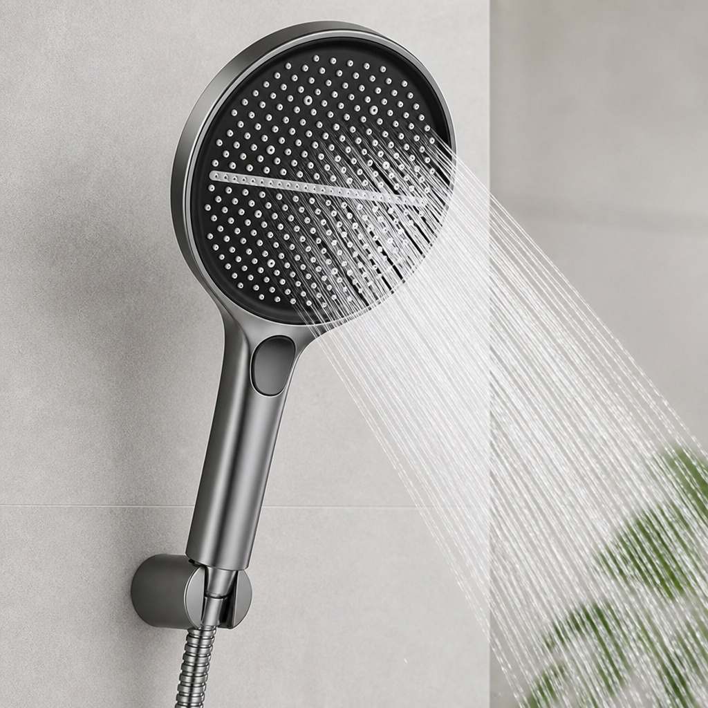 TempestaPure High-Pressure Handheld Shower Head | Ignite Your Senses with a Powerfully Revitalizing Shower Every Time | ribuella