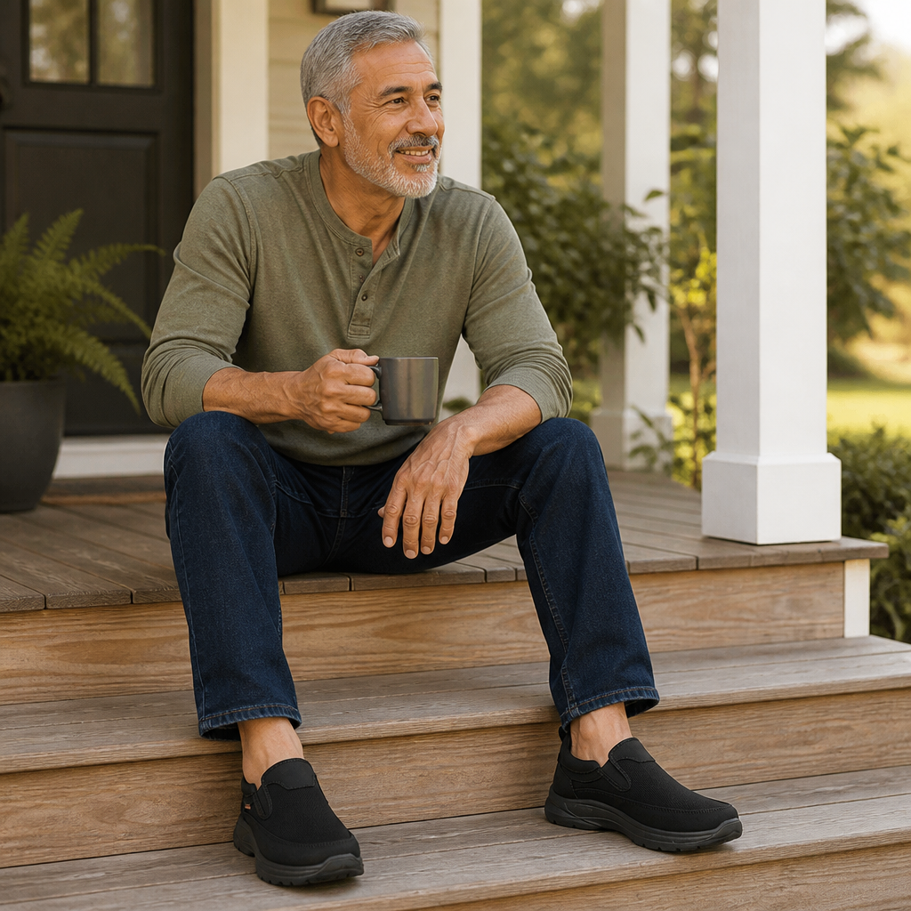 StrideEase – Padded Slip-On Walkers with Airy Mesh Upper | ribuella