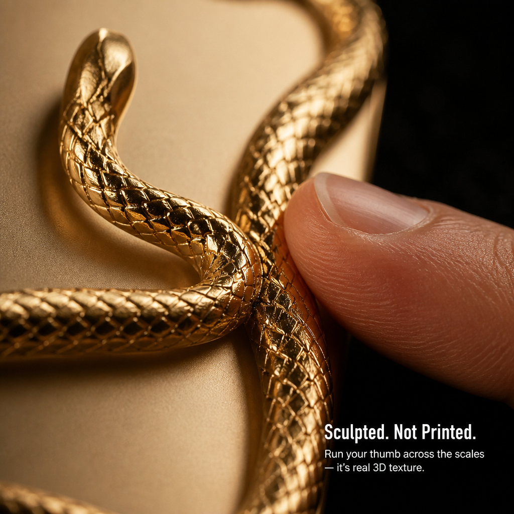 Serpentine Luxe | Sport Your iPhone as a Sculpted Jewelry Masterpiece | ribuella