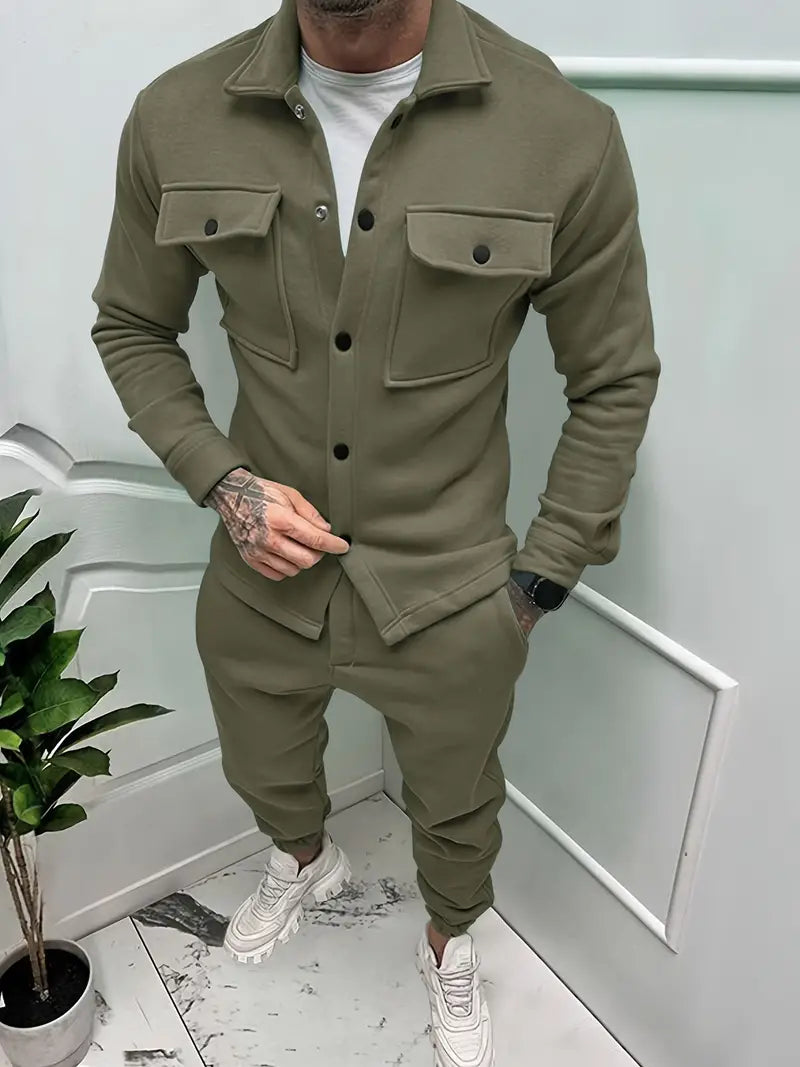 Men's Daan Jacket And Trousers Set Stylish Two-Piece Outfit
