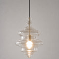 Suspension moderne en verre avec structure LED suspendue réglable pour l’éclairage de la cuisine | ribuella