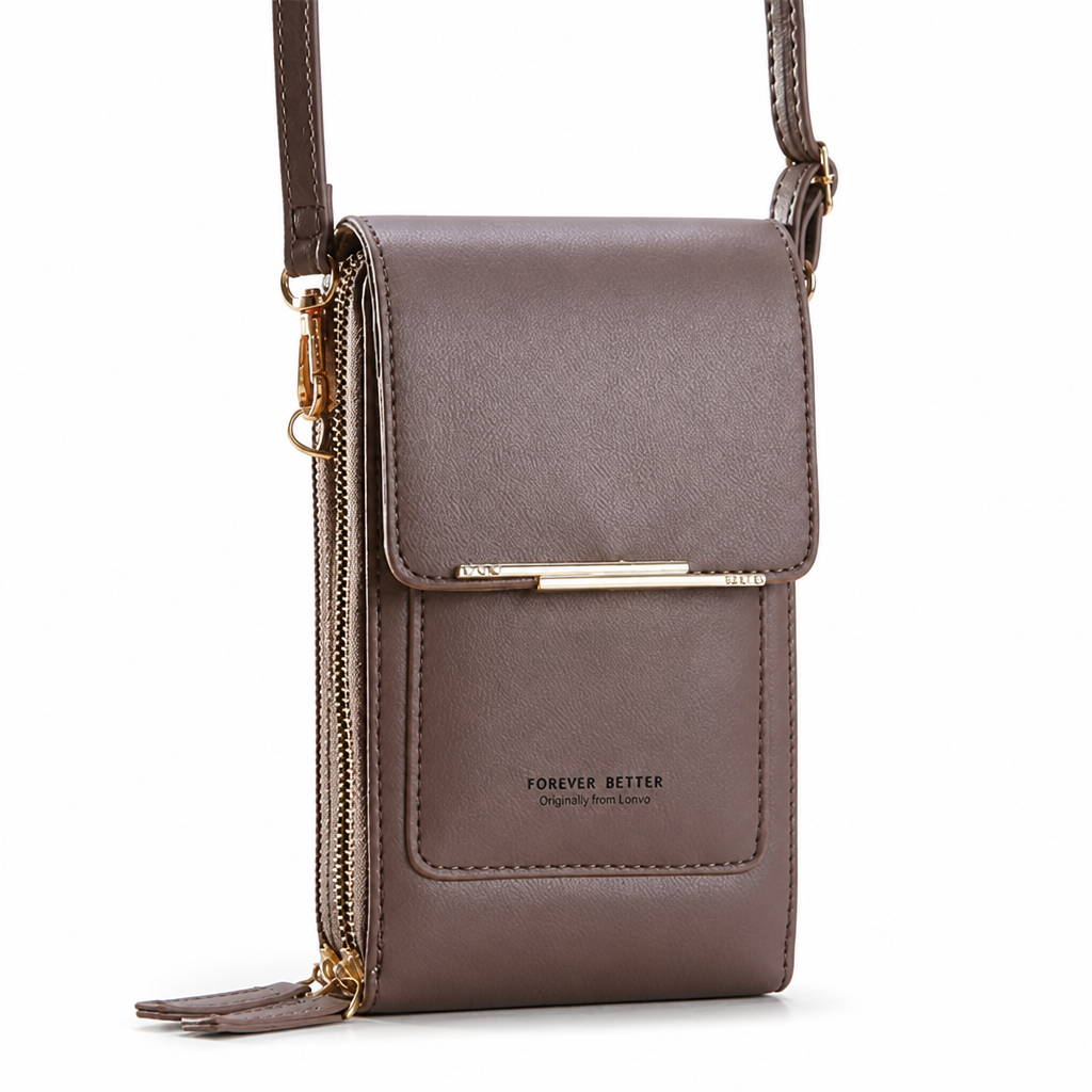 Touchscreen Rear-Pocket Convertible Crossbody Phone Bag | ribuella