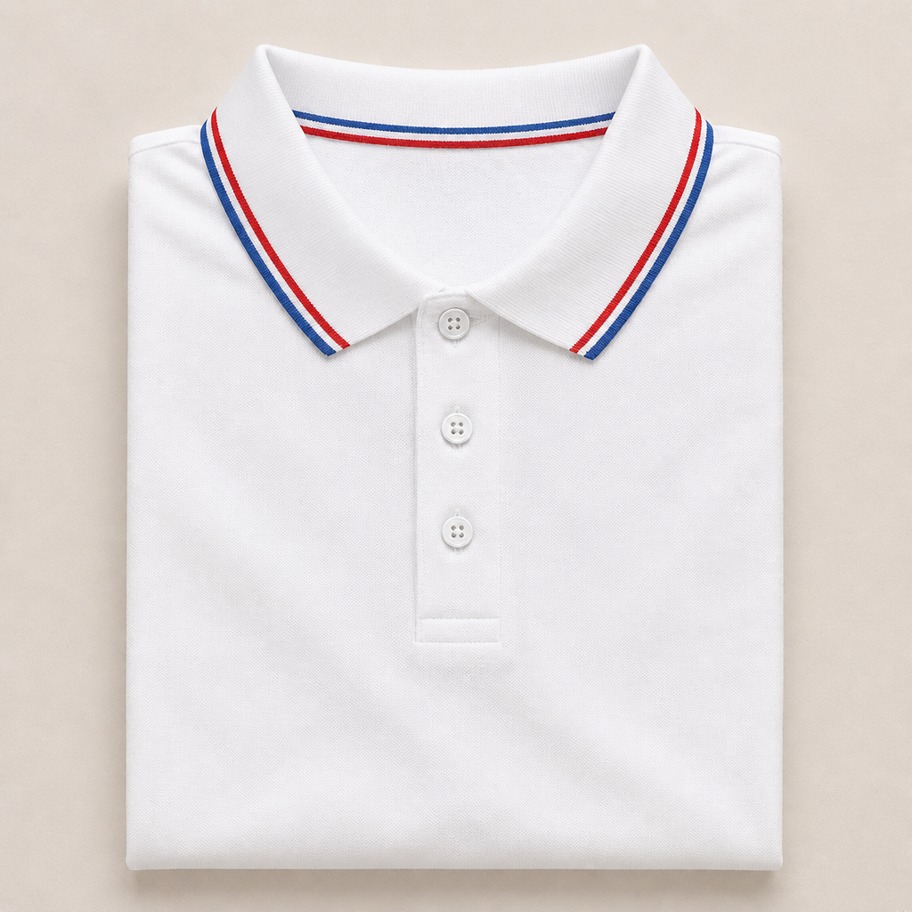 ValorCore – Classic Polo Shirt Set with Signature Striped Collar, Wrinkle-Free | ribuella