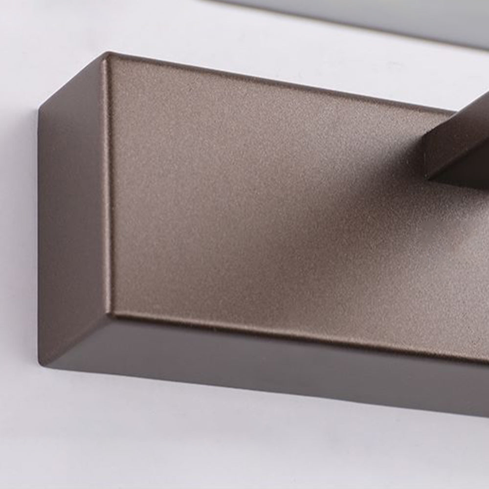 Applique murale LED de salle de bains Arisha en métal, face miroir orientable