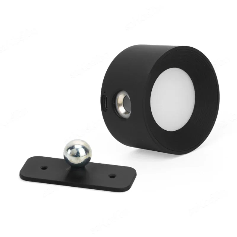 Applique murale magnétique sans fil, intensité réglable, rechargeable, pivotant à 360°