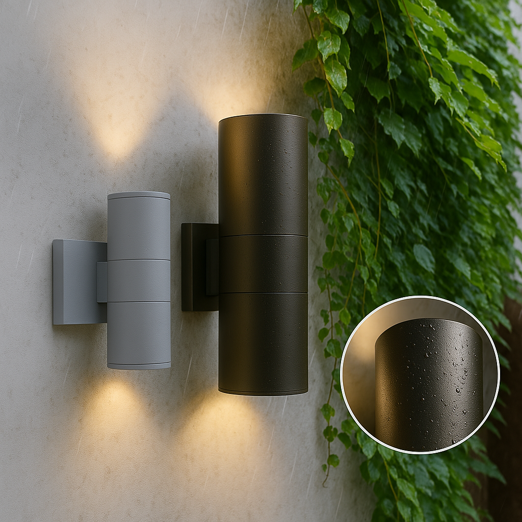 Contemporary LED Outdoor Wall Light — Sleek Silhouette