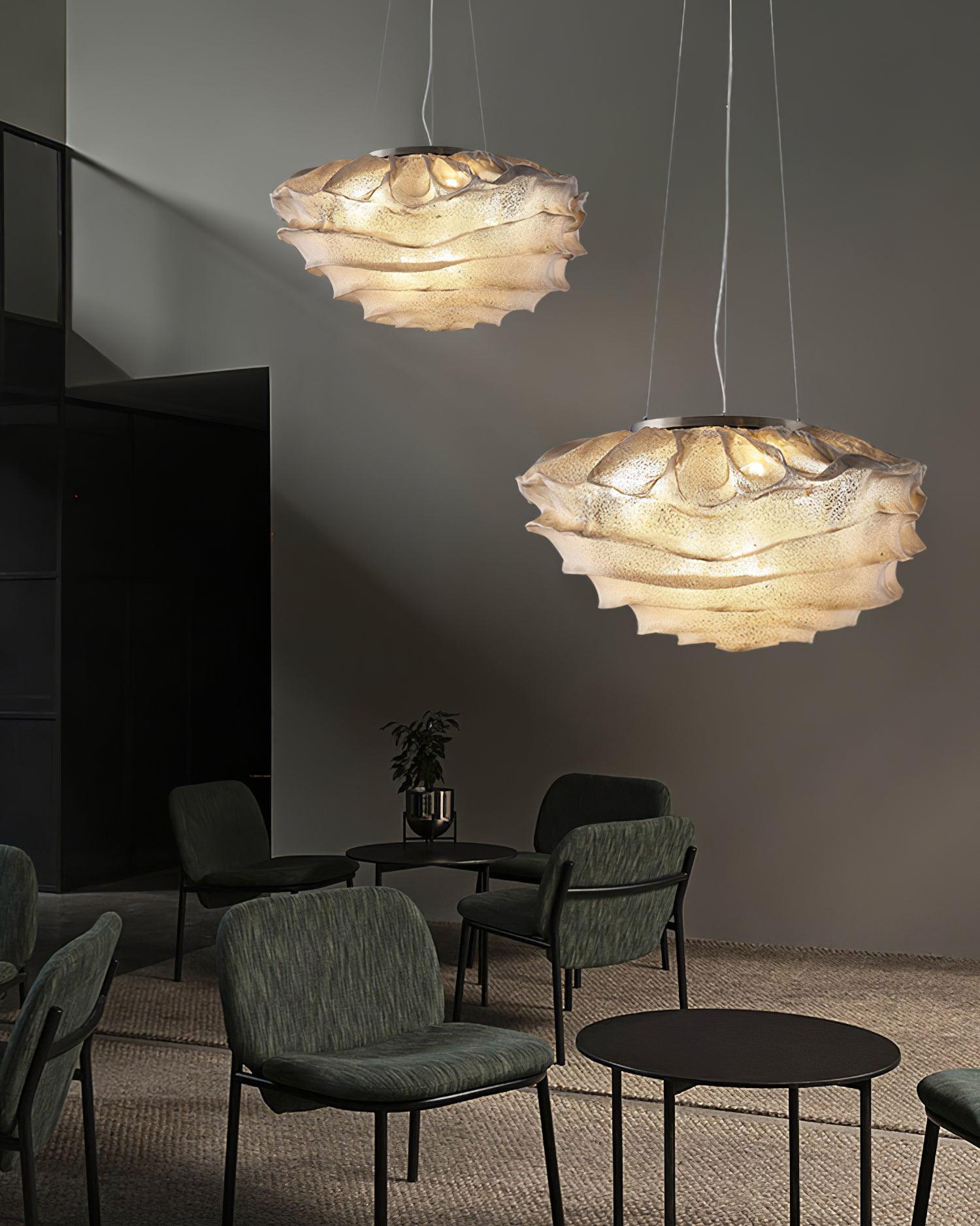 Forsyth Pendant Lamp — Three Diameter Sizes, Soft Cloudlike Glow, Contemporary Silhouette
