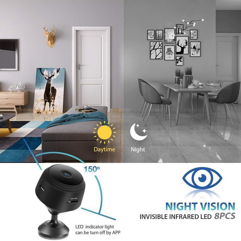 1080p WiFi Mini Camera With 150 Degree View For RVs And Trailers