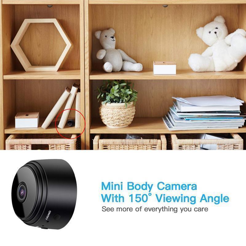 1080p Wi-Fi-minikamera med 150 graders synsfelt til autocampere og trailere