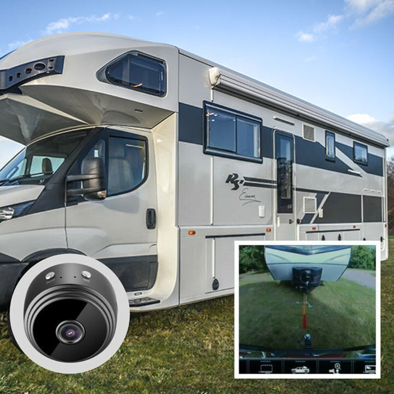 1080p WiFi Mini Camera With 150 Degree View For RVs And Trailers