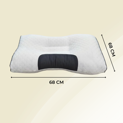 Supportive Neck Relief Pillow - Adaptive Memory Foam - Breathable Comfort | ribuella