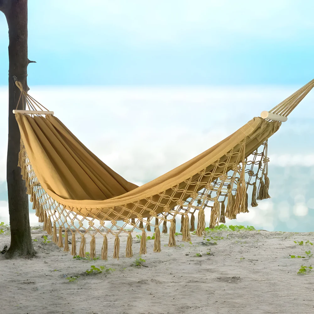 Hamac Serenity Bliss din bumbac, pentru exterior | ribuella