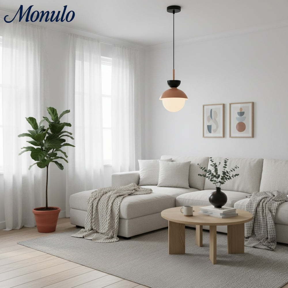 Frovela Minimalist Nordic Macaron Pendant Lamp — Rounded Form And Clean Surfaces