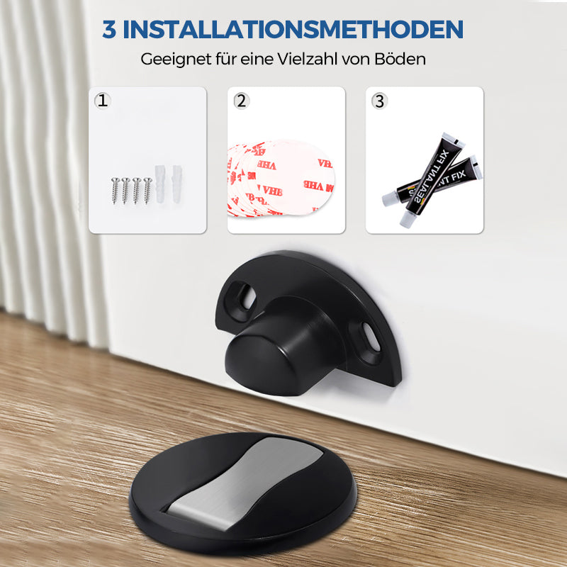 Stainless Steel Door Stopper with Invisible Magnetic Design | ribuella