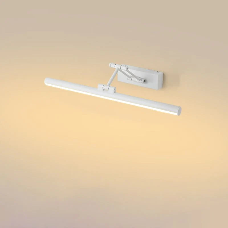 Volo moderne lineare Schminkspiegel-Wandleuchte aus Metall mit LED und Spiegel