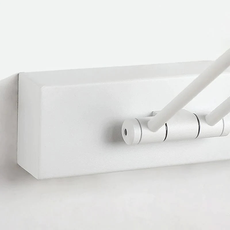 Volo moderne lineare Schminkspiegel-Wandleuchte aus Metall mit LED und Spiegel