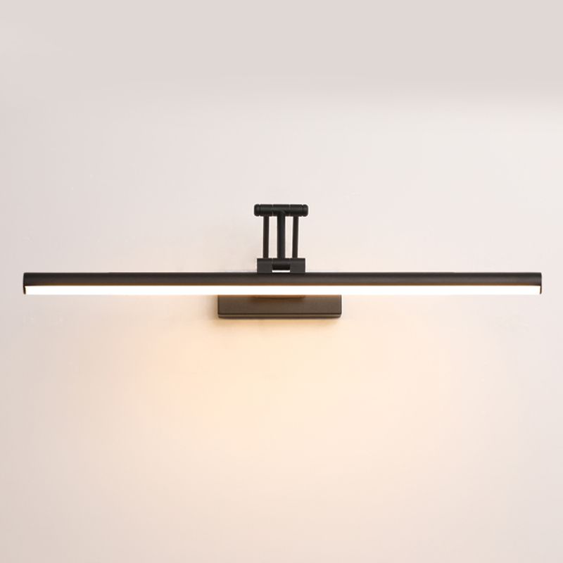 Volo moderne lineare Schminkspiegel-Wandleuchte aus Metall mit LED und Spiegel