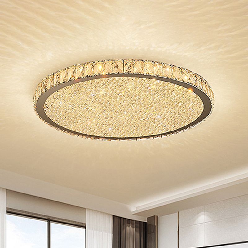 Eliza Luxury Ceiling Light With 3D Octagonal Crystal Jewel