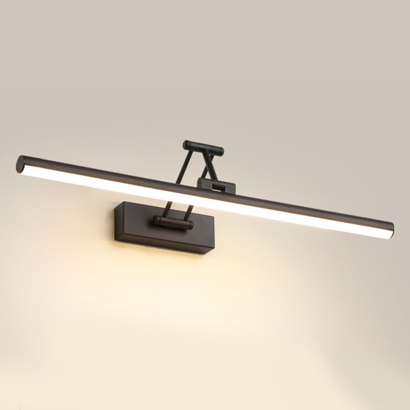 Volo moderne lineare Schminkspiegel-Wandleuchte aus Metall mit LED und Spiegel