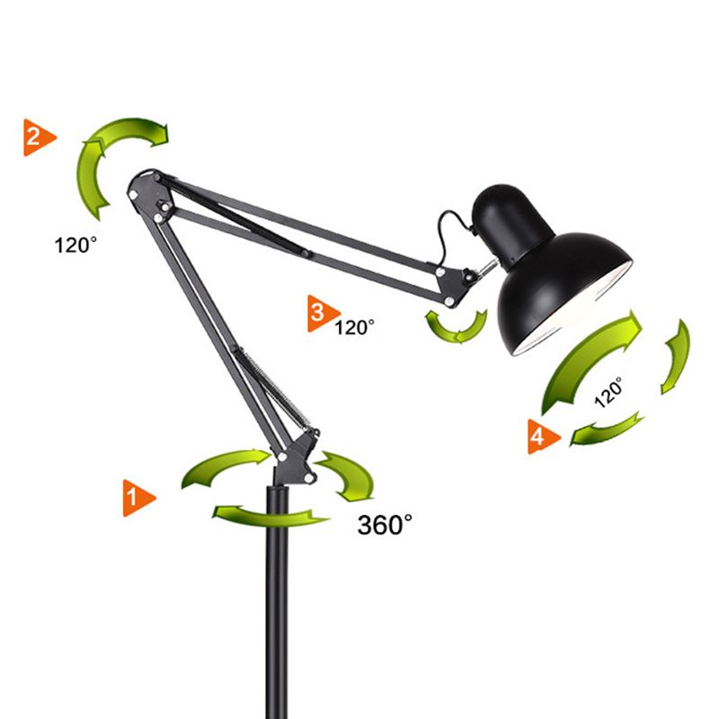 Lampadaire pliant Morandi en métal, disponible en plusieurs couleurs