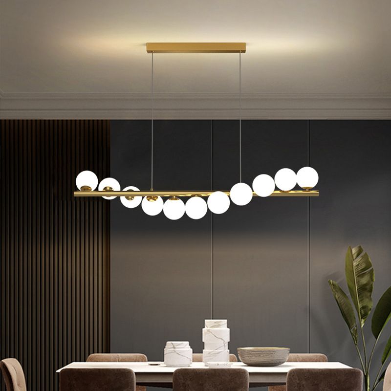 Valentina Nordic Linear LED Pendant Light, 7/9/11 Heads - Neutralighting