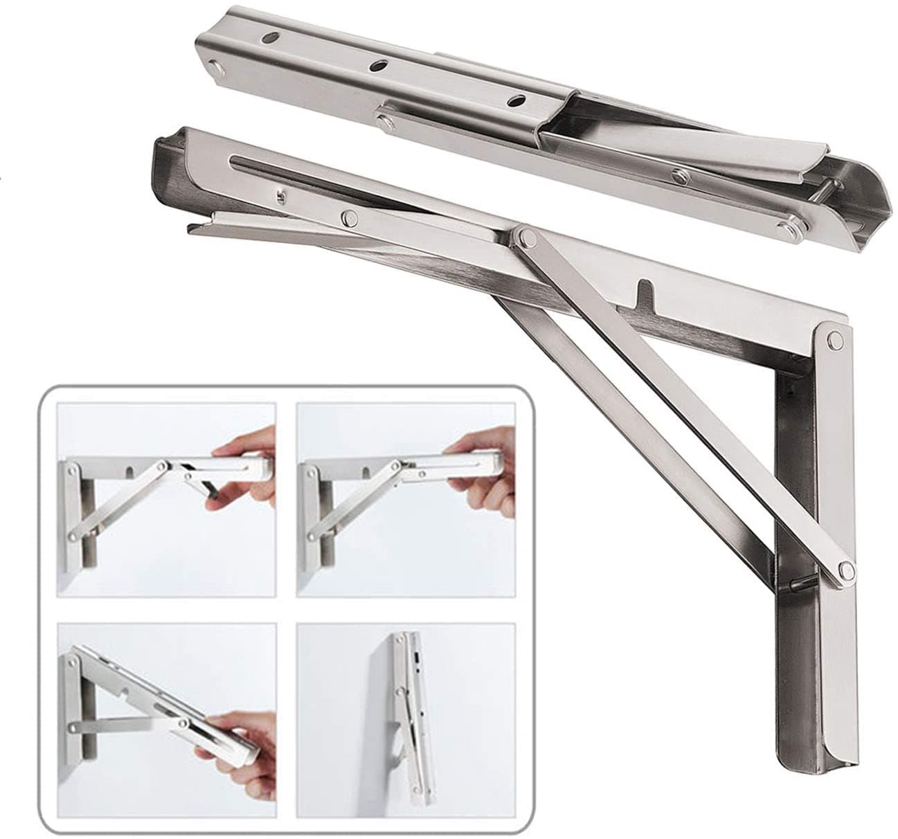 SwiftFold - Unlock Instant Freedom with Heavy-Duty, Space-Saving Brackets | ribuella