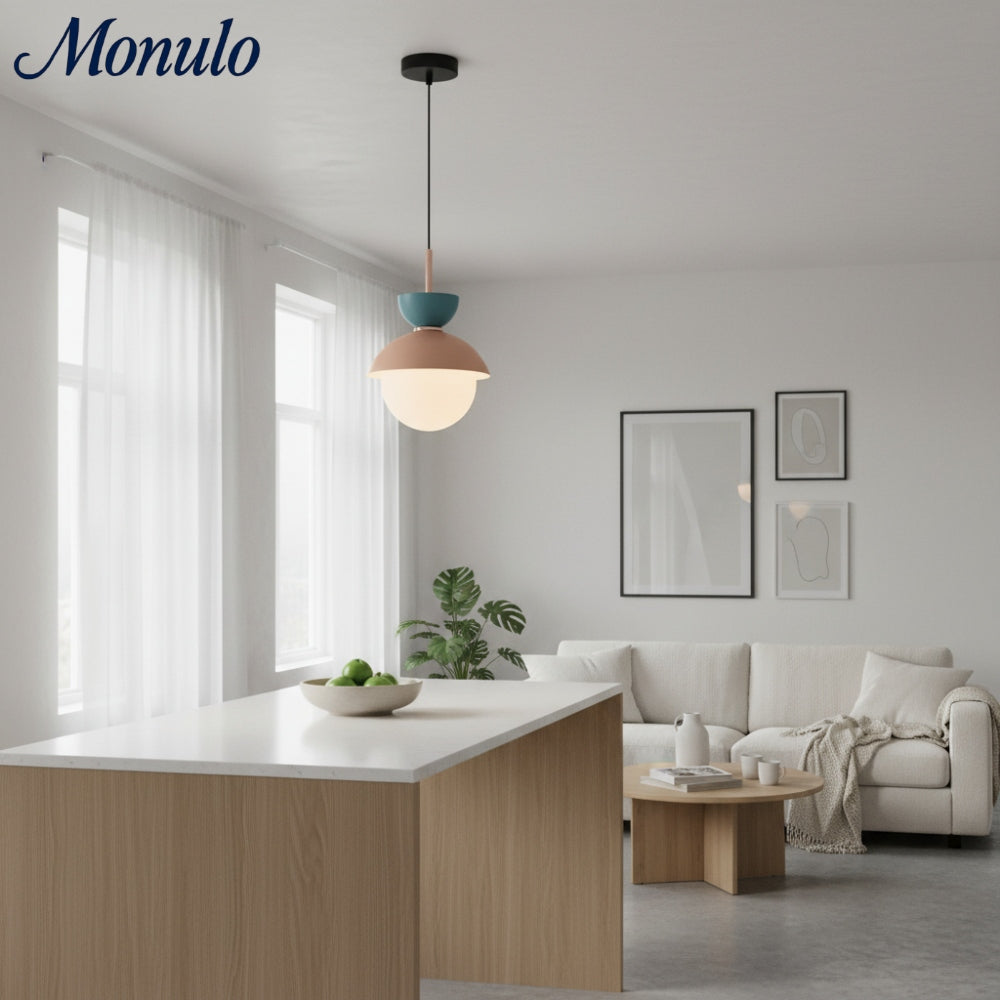 Frovela Minimalist Nordic Macaron Pendant Lamp — Rounded Form And Clean Surfaces