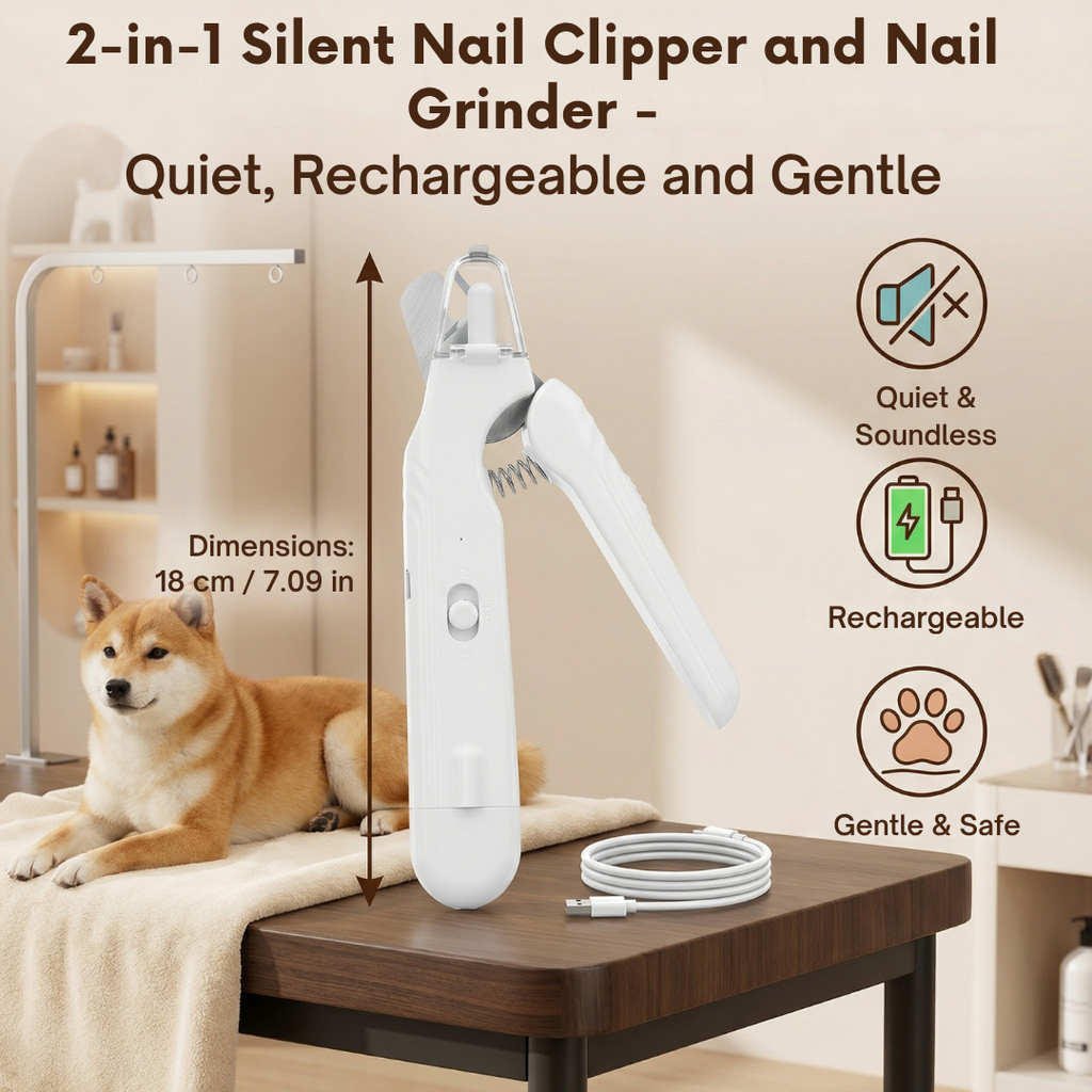 SereniPaws | Calma al instante a tu cachorro con un cuidado de uñas silencioso y sin estrés | ribuella