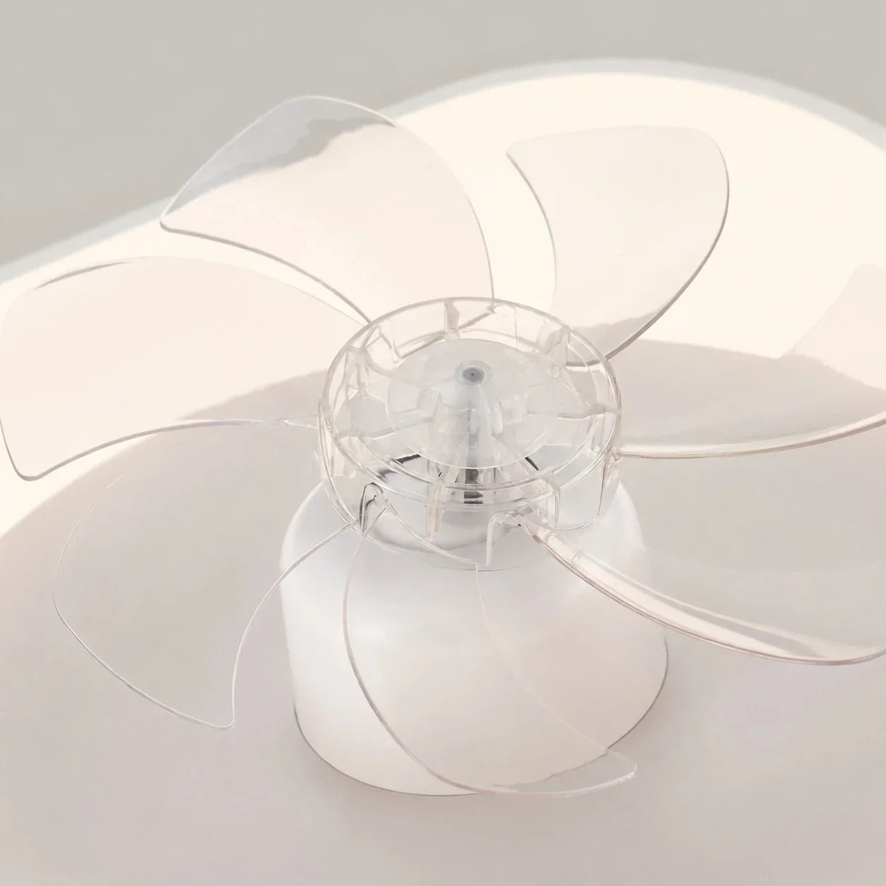 Full Spectrum Eye-Care Ceiling Fan Light — Compact Low Profile Design