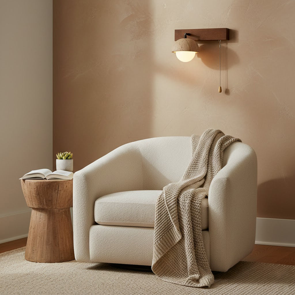 Gabin Wall Lamp, Minimalist Hardwired Fixture, AC 110V G4 Socket Base