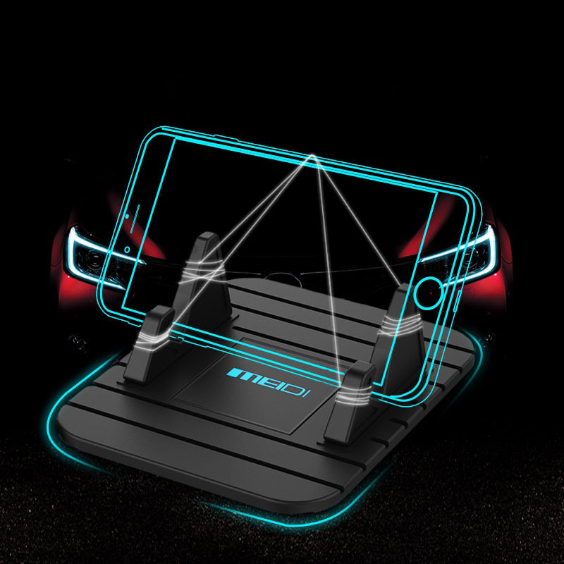 Support de téléphone compact pour tableau de bord, fixation antidérapante pour véhicule